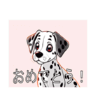 ダルメシアンがいっぱい（個別スタンプ：6）