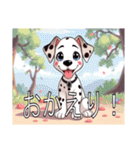 ダルメシアンがいっぱい（個別スタンプ：17）
