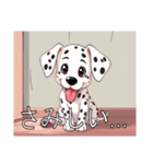 ダルメシアンがいっぱい（個別スタンプ：24）