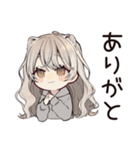 お昼寝大好きフェレットちゃん♡（個別スタンプ：3）