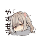 お昼寝大好きフェレットちゃん♡（個別スタンプ：30）