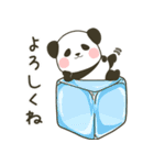 ぽってりパンダの夏スタンプ（個別スタンプ：7）
