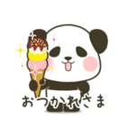 ぽってりパンダの夏スタンプ（個別スタンプ：9）