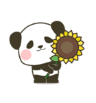 ぽってりパンダの夏スタンプ（個別スタンプ：10）