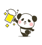 ぽってりパンダの夏スタンプ（個別スタンプ：18）