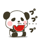 ぽってりパンダの夏スタンプ（個別スタンプ：19）