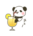 ぽってりパンダの夏スタンプ（個別スタンプ：21）