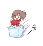 ジャージちゃんとあそぶ夏やすみ（個別スタンプ：16）