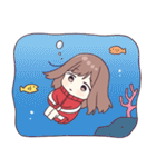 ジャージちゃんとあそぶ夏やすみ（個別スタンプ：39）