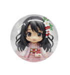 黒髪精霊みなみちゃんカプセルトイ（個別スタンプ：1）