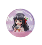 黒髪精霊みなみちゃんカプセルトイ（個別スタンプ：2）