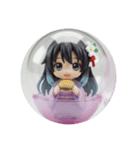 黒髪精霊みなみちゃんカプセルトイ（個別スタンプ：4）