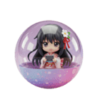 黒髪精霊みなみちゃんカプセルトイ（個別スタンプ：5）