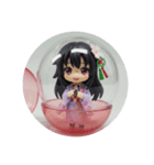 黒髪精霊みなみちゃんカプセルトイ（個別スタンプ：7）