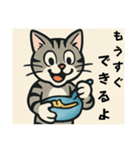 アメコミ風ネコ1（個別スタンプ：3）