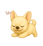 ワンだふる｜フレンチブルドッグ【タイ語】（個別スタンプ：3）