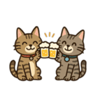 飲み好きな動物たち（個別スタンプ：7）