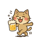 飲み好きな動物たち（個別スタンプ：10）