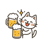 飲み好きな動物たち（個別スタンプ：12）