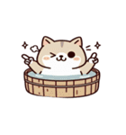 お風呂猫 あっそう,（個別スタンプ：6）