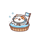 お風呂猫 あっそう,（個別スタンプ：16）