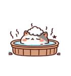 お風呂猫 あっそう,（個別スタンプ：27）
