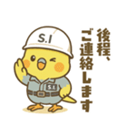 セッケイインコ 設計・施工管理のスタンプ（個別スタンプ：13）