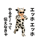エッホエッホ 赤ちゃん 伝えなきゃ うし柄（個別スタンプ：25）