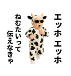 エッホエッホ 赤ちゃん 伝えなきゃ うし柄（個別スタンプ：31）