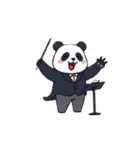 オーケストラパンダ（個別スタンプ：3）