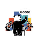 オーケストラパンダ（個別スタンプ：9）