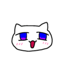 [アレンジ用]マリねこの感情（個別スタンプ：3）