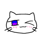 [アレンジ用]マリねこの感情（個別スタンプ：7）