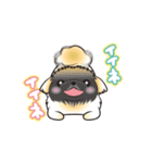 動くペキニーズ！！7夏だ！（個別スタンプ：4）