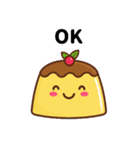 ぷるぷるプリンのまったり日常（個別スタンプ：1）