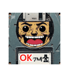 表情いろいろ古いフロッピー（個別スタンプ：1）