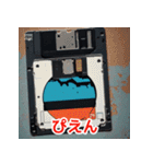 表情いろいろ古いフロッピー（個別スタンプ：2）