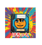 表情いろいろ古いフロッピー（個別スタンプ：40）