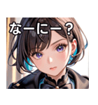 大人っぽいかわいい女の子（個別スタンプ：4）