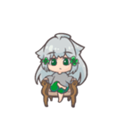 しろくろツインズ②（個別スタンプ：35）