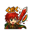 スイカの剣士タメロン（個別スタンプ：2）