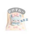 フワモコくまちゃん＊ゆめかわ日常（個別スタンプ：4）