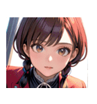 大人っぽいかわいい女の子0（個別スタンプ：16）