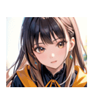 大人っぽいかわいい女の子0（個別スタンプ：20）