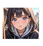 大人っぽいかわいい女の子0（個別スタンプ：30）