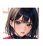 大人っぽいかわいい女の子0（個別スタンプ：34）