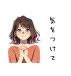 無難な女性の連絡用★定番（個別スタンプ：18）