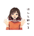 無難な女性の連絡用★定番（個別スタンプ：24）