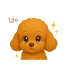 ワンだふる｜トイプードル【タイ語】（個別スタンプ：11）