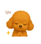 ワンだふる｜トイプードル【タイ語】（個別スタンプ：15）